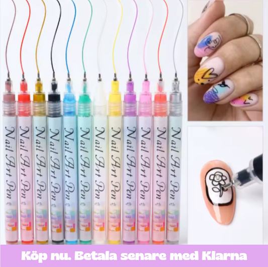 Nail Art Pen vattenbaserat – perfekt för nybörjare